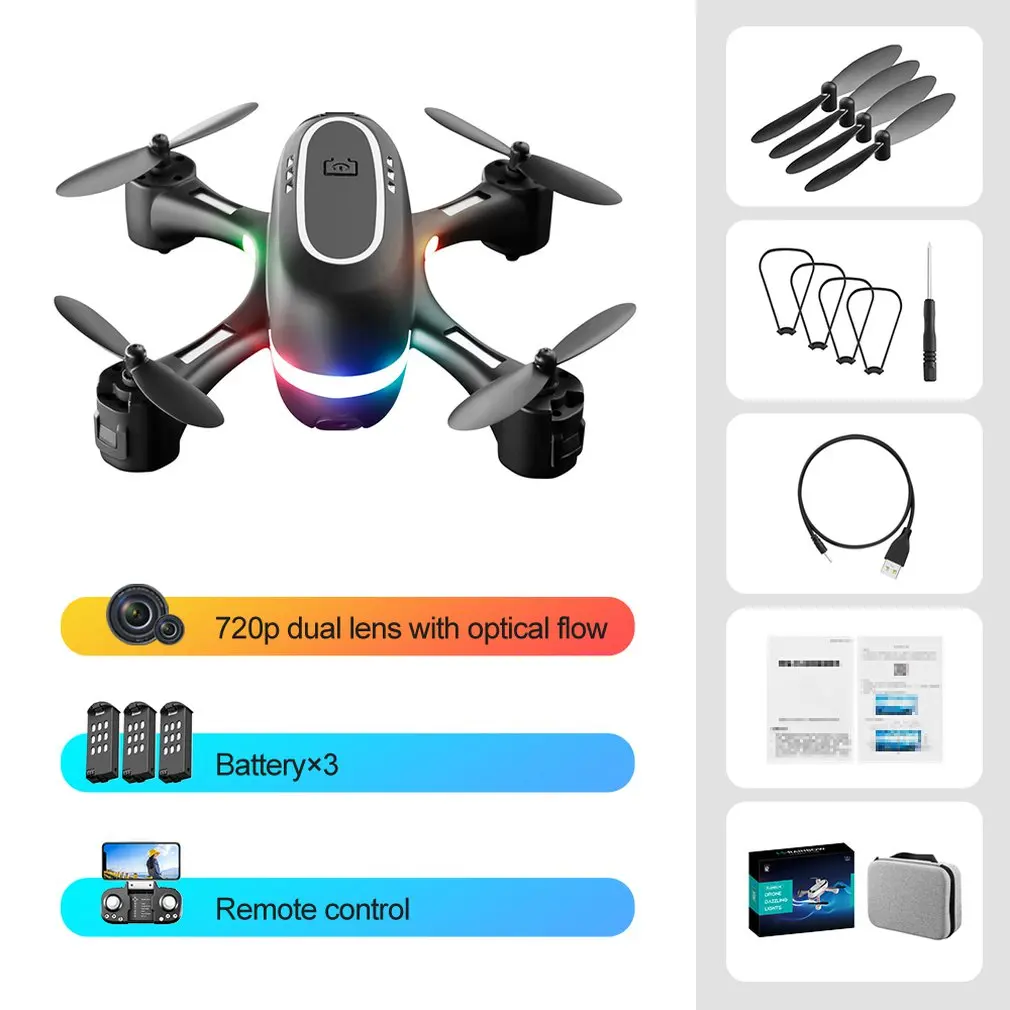 

Новинка 2021, мини-Дрон с двойной камерой 4K HD и Wi-Fi, FPV, оптический поток, профессиональный Квадрокоптер для аэрофотосъемки с дистанционным упр...