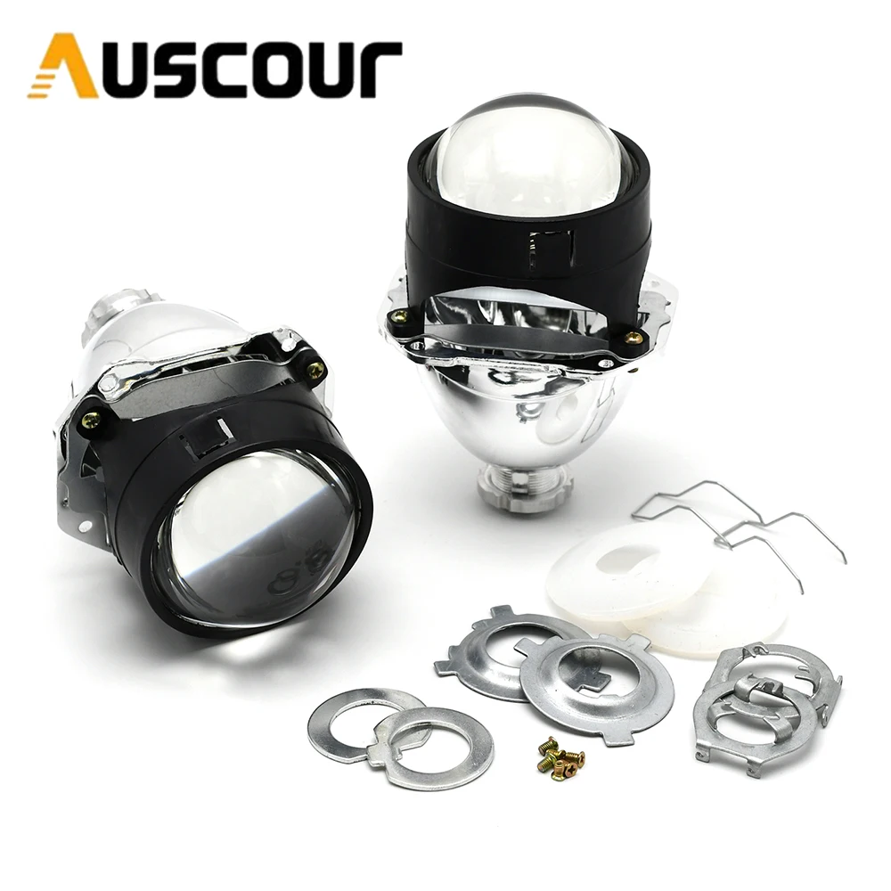 

2шт 2,5 дюймов Би-ксеноновый Ver 9,5 модель фар для автомобиля объектив проектора подходит для h1 h4 h7 гнездо автомобиля модернизации и модель Mofify