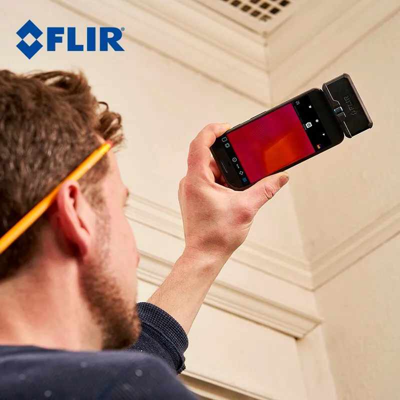 Камера FLIR ONE PRO LT инфракрасная термокамера для обнаружения неисправностей на платах iPhone, а также для изображения Android и iOS.