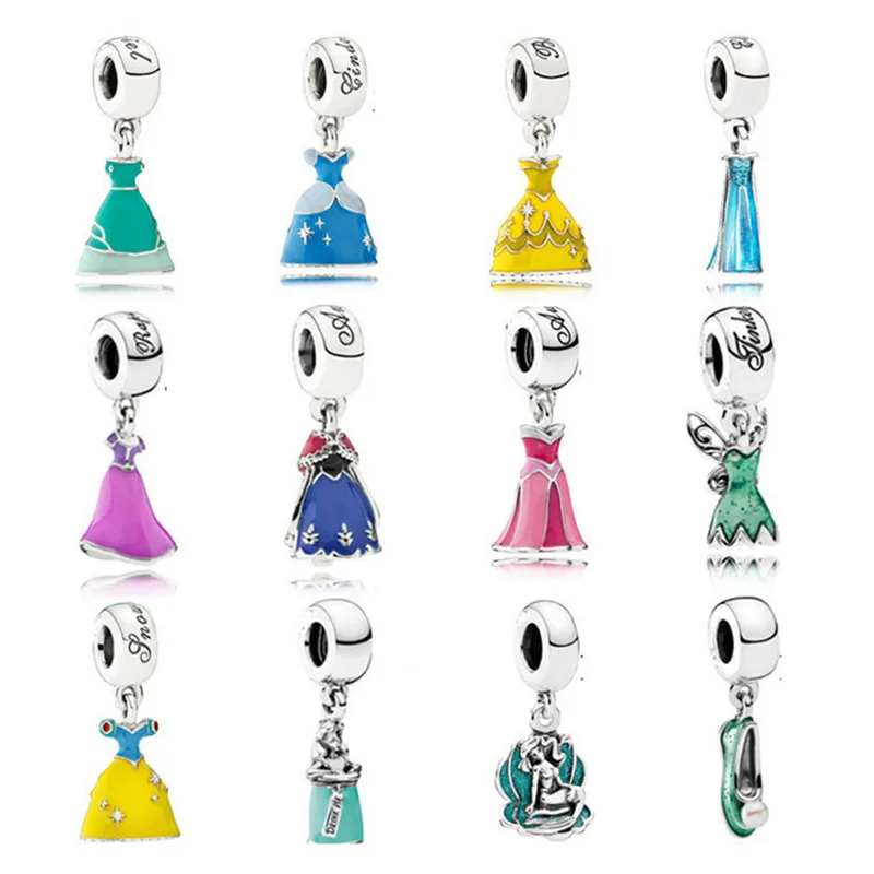 

Summer New Jewelry Women Fit Pandora Original Beadeds DIY Charms Sterling Silver Pulsera Tobillo Mujer Bracelets Fashion Beads