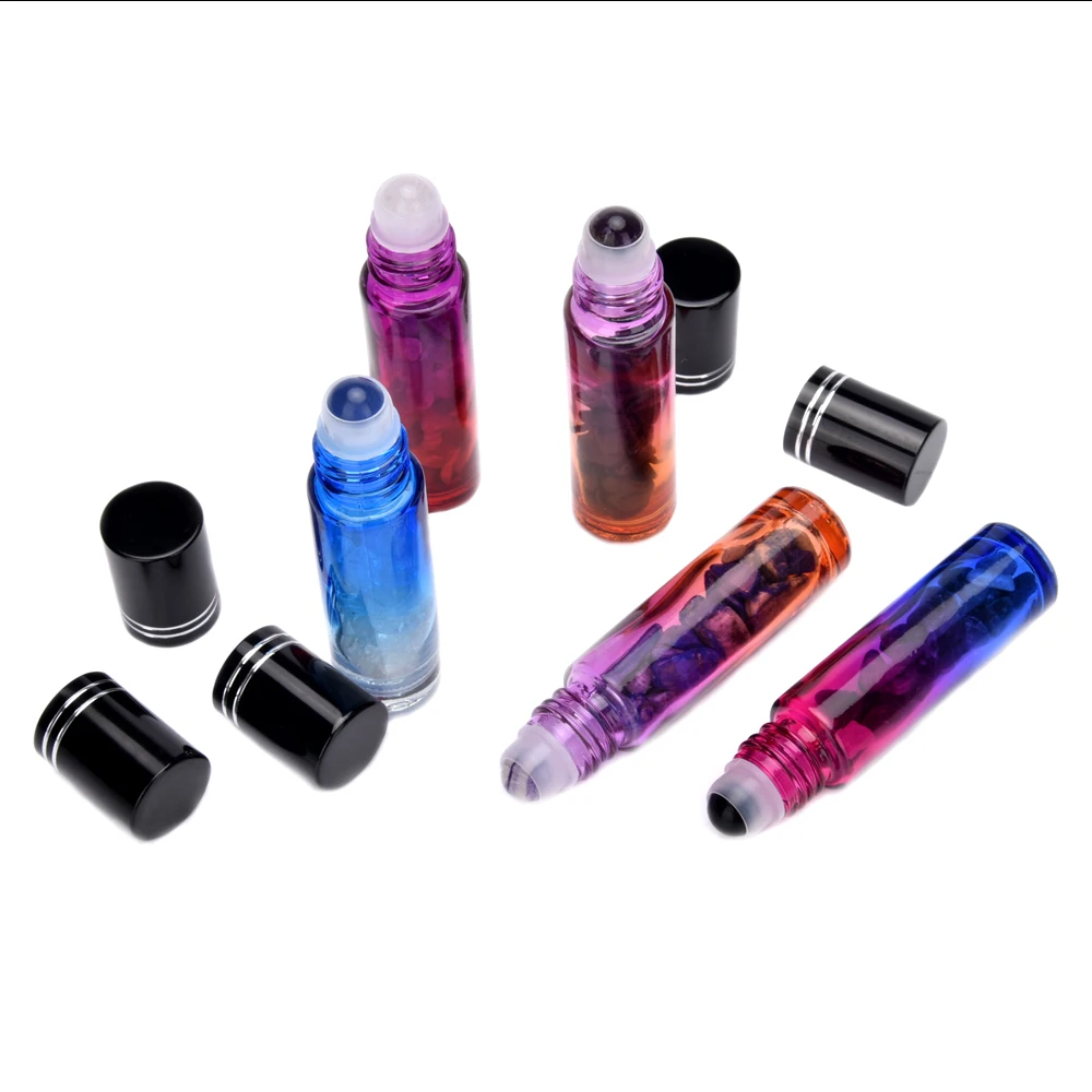 Бутылка для эфирного масла из натурального драгоценного камня 10 мл | Красота и