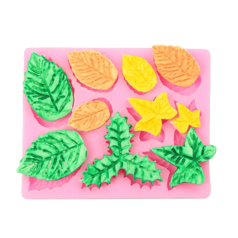 Familysky дерево силиконовая форма лист для пирога посуда выпекания Плесень Для