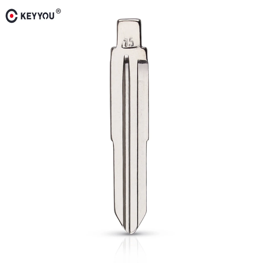 Ключ дистанционного управления KEYYOU 10 шт./лот металлический неразрезанный KD тип #15