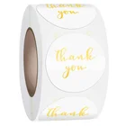 500 шт. спасибо за ваш заказ, наклейка для конверта, уплотнительная этикетка, наклейка, черный, розовый, прозрачный, золотой стикер, канцелярские принадлежности