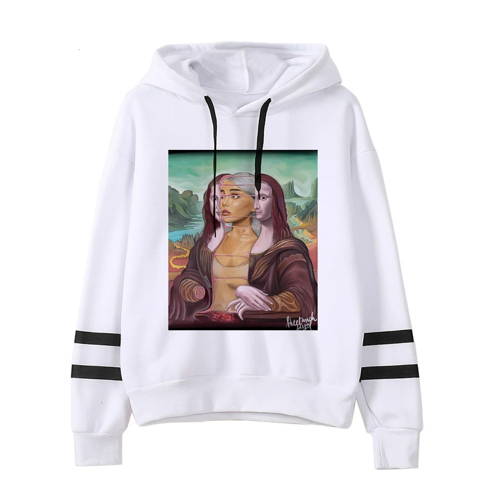 Ariana grande Женская Толстовка без слез для плача худи одежда с принтом пуловер