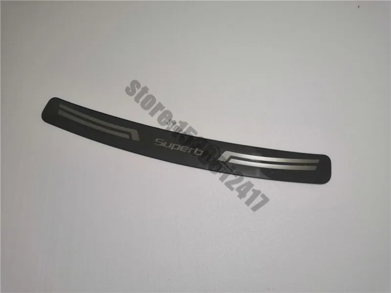 

Car Stickers Overlay For Skoda superb 2016-2019 Car-styling stainless steel Rear bumper Protector Sill Trunk Tread Plate Trim