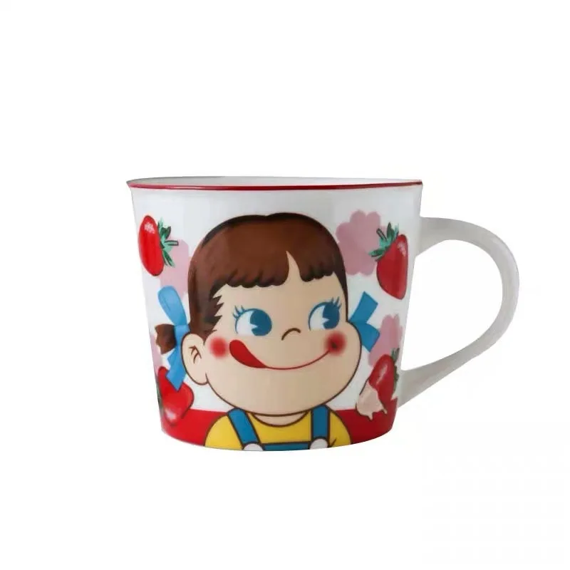 Кружка с клубникой молочной сестрой милая любящая девушка керамическая чашка
