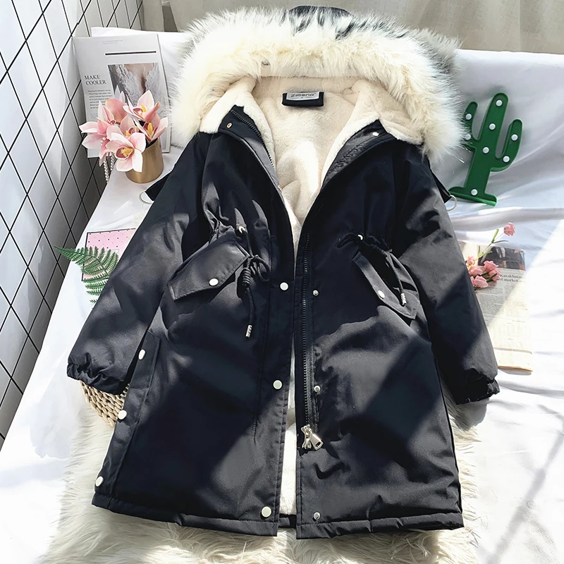 

Oversize ladies winter loose cotton coat 2020 new mid-length western style plus fur pie overcome large fur collar A681