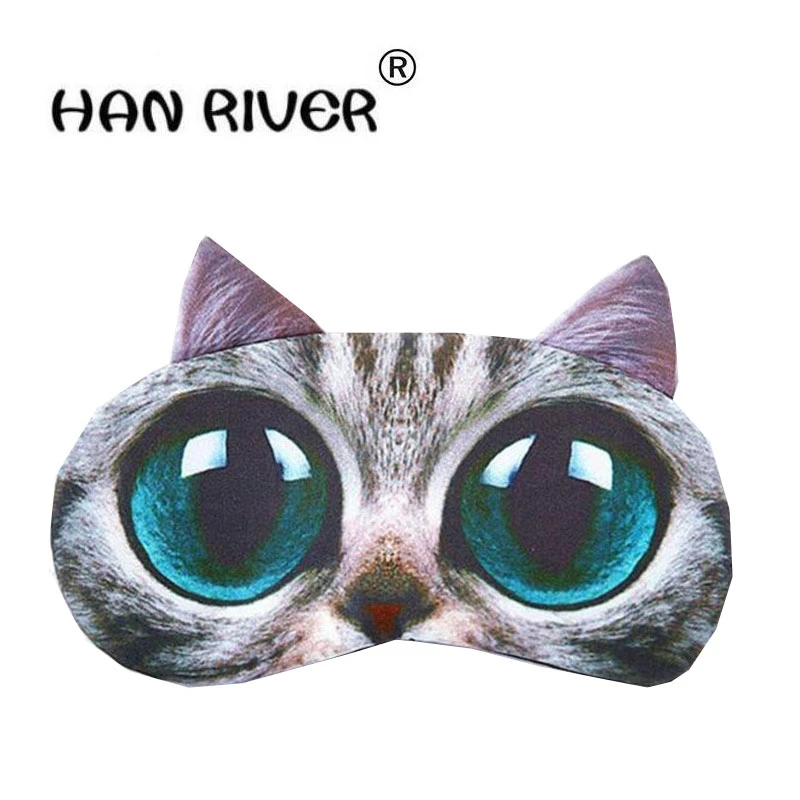 3 d мультяшная маска для глаз мальчиков и девочек из чистого хлопка защиты от