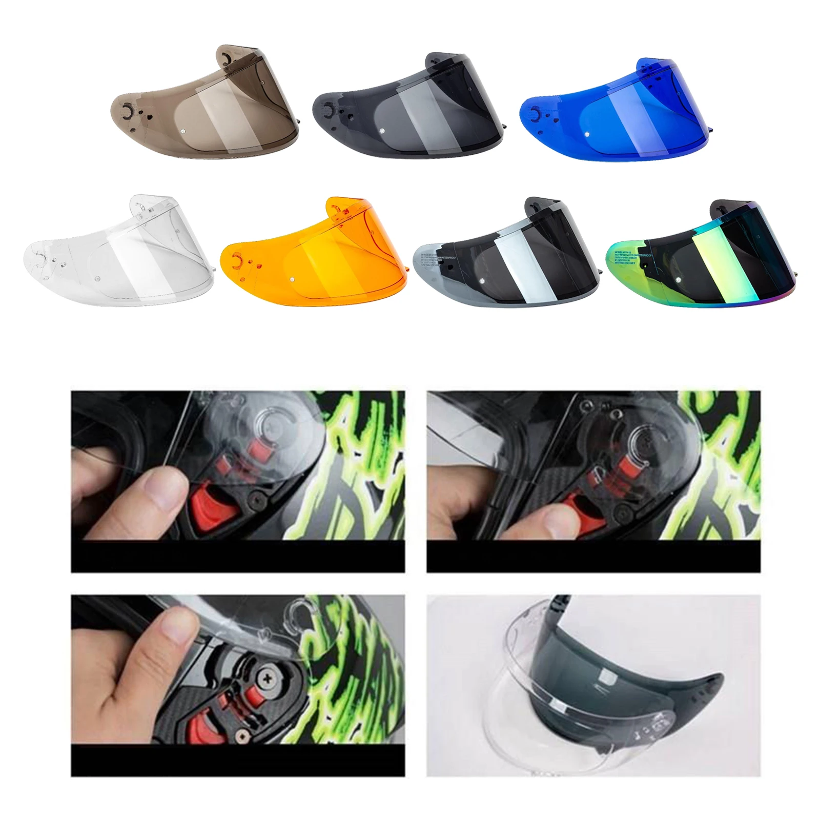 

Anti-UV Full Face Shield Visor for MT Stinger Helmet Shield