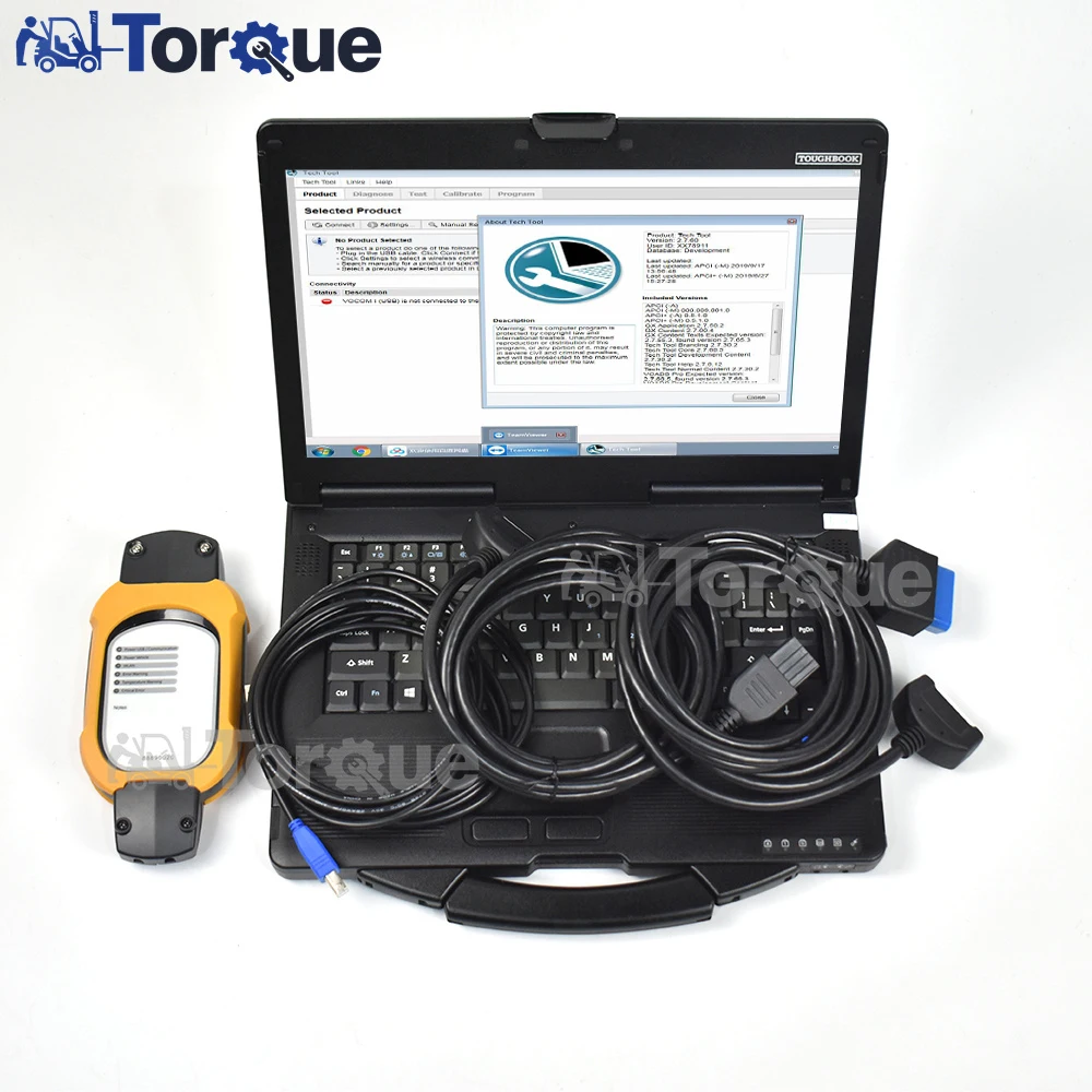 

For Volvo Vcads 88890020/88890180 Diagnostic Kit CF52 Laptop+PTT 2.8 DEV2 Trucks Buses Excavator Diagnostic tool