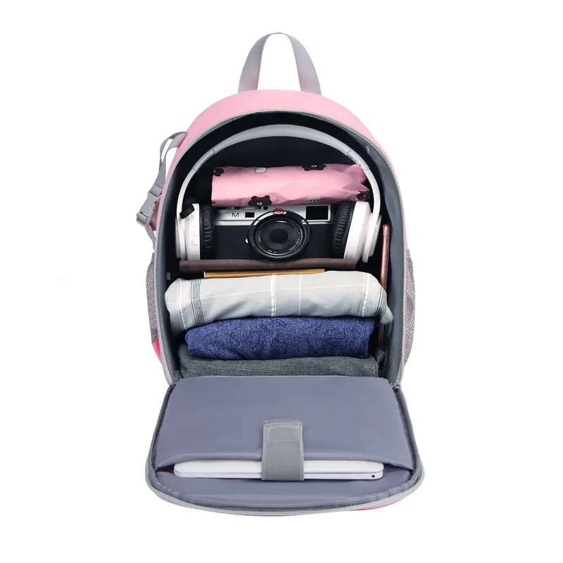 pink camera backpacks fashion digital dslr cameras bags for lens laptop nikon canon sony fit girl women outdoor travel pack free global shipping