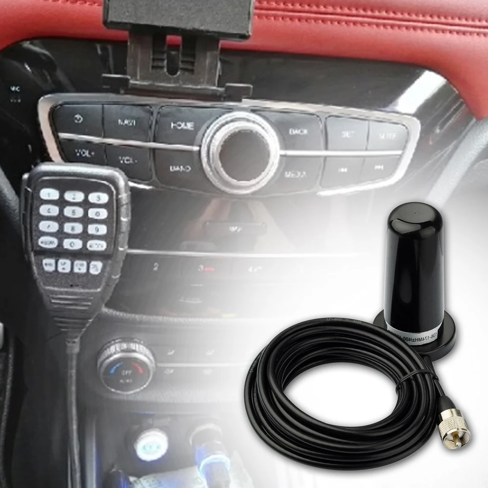 Vhf Uhf 136-174 МГц 400-470 рация Магнитная база черный прочный универсальный автомобиль