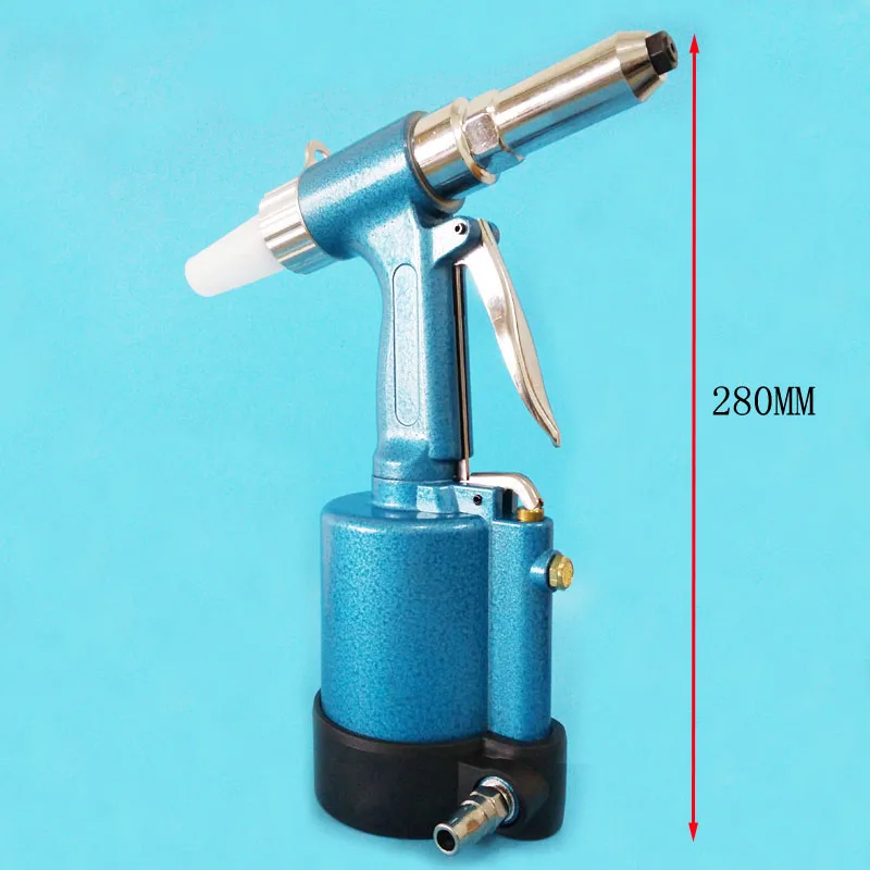 The Pneumatic Blind Rivet Gun 2.4-5.0MM With Waste Rivets Collection Bottle Blind Rivet tools Free shipping