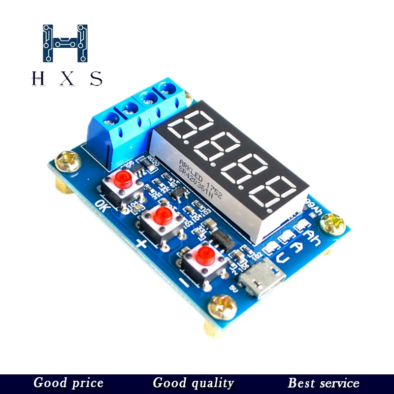 ZB2L3 Battery Tester LED Digital Display 18650 Lithium Power Supply Test Resistance Lead-acid Capacity Discharge Meter | Обустройство