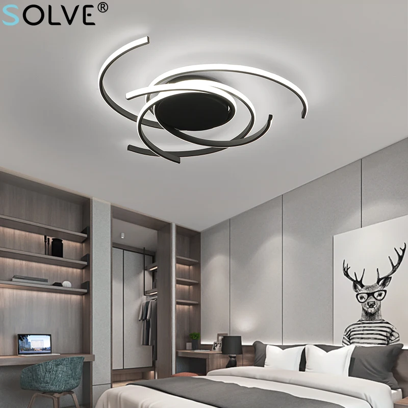 

Modern Led Ceiling Light Creative Aluminum Ceiling Light Living Room Bedroom Study Restaurant Home Indoor Lighting