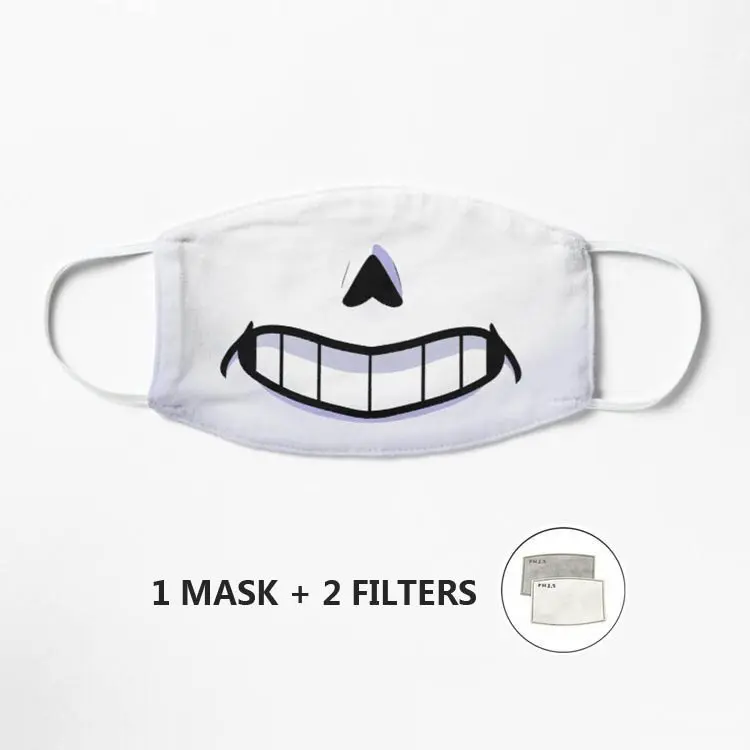 

Защитная маска против скелета PM2.5 с фильтром для взрослых и детей