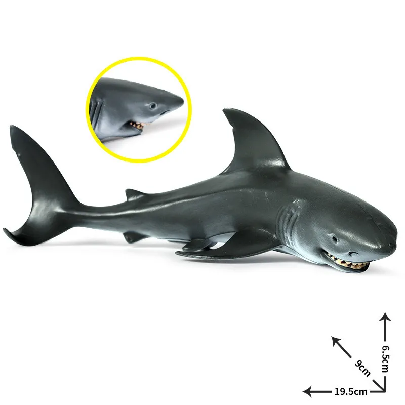 Новинка sealife Морская жизнь животные модель акулы глубоководные создания Дети