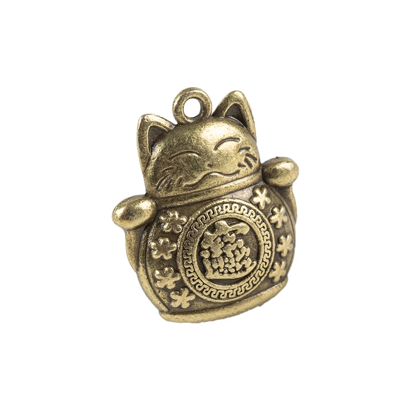 

Металлическая подвеска в виде мультяшного кота на удачу, искусственное украшение, миниатюры для дома, Модный Инструмент для женщин и мужчин...