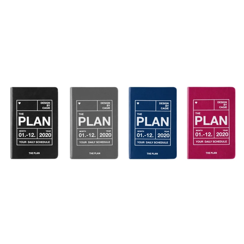 New-2020 Year Planner Travel A7 Notebook Diary Journal Weekly Monthly Agenda School Office Supplies | Канцтовары для офиса и