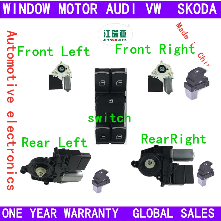 Мотор для гольфа 6 MK6 TIGUAN 2011 мотор проводящей фронтальной установки 5K0959795E 5N0959704D |