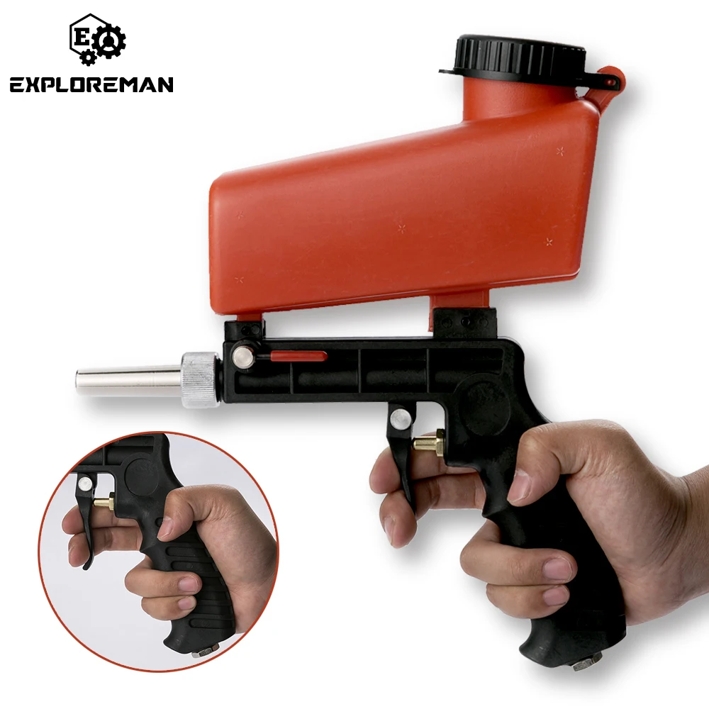 Портативный мини аэродинамический Пескоструйный пистолет 90 фунтов на