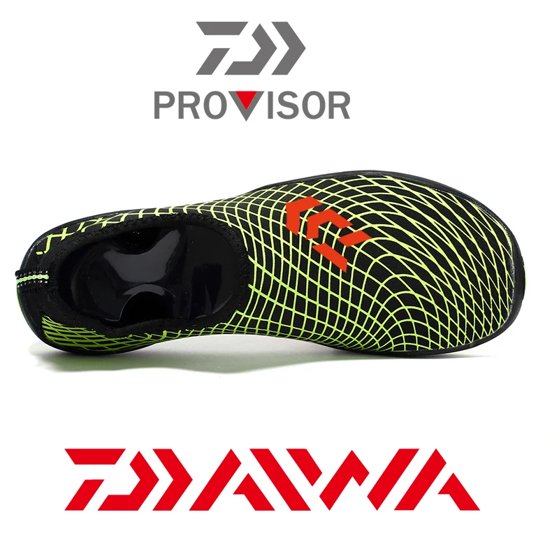 Мужская обувь Daiwa для рыбалки на открытом воздухе Пляжные Носки слипоны дайвинга