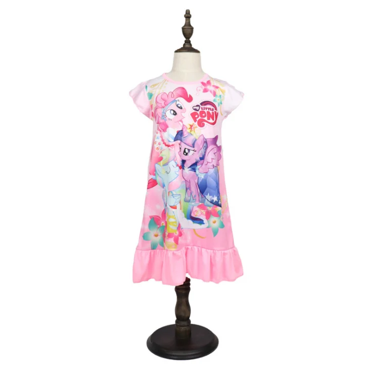 Детское модное платье polaroid с пони | Детская одежда и обувь