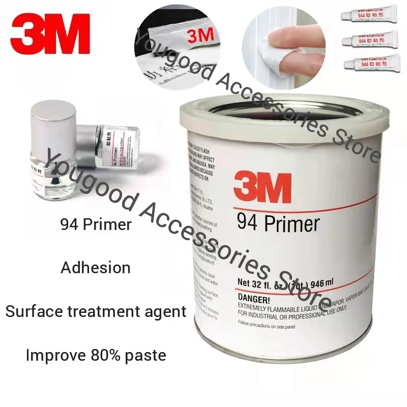 

3M 94 adhesive Primer Adhesion promoter 10ML increase the adhesion Car Wrapping Application Tool car-styling for tape