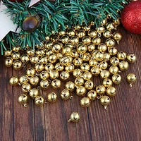 100pcs small bells 12mm bells copper jingle bells for christmas decoration diy pet small bells