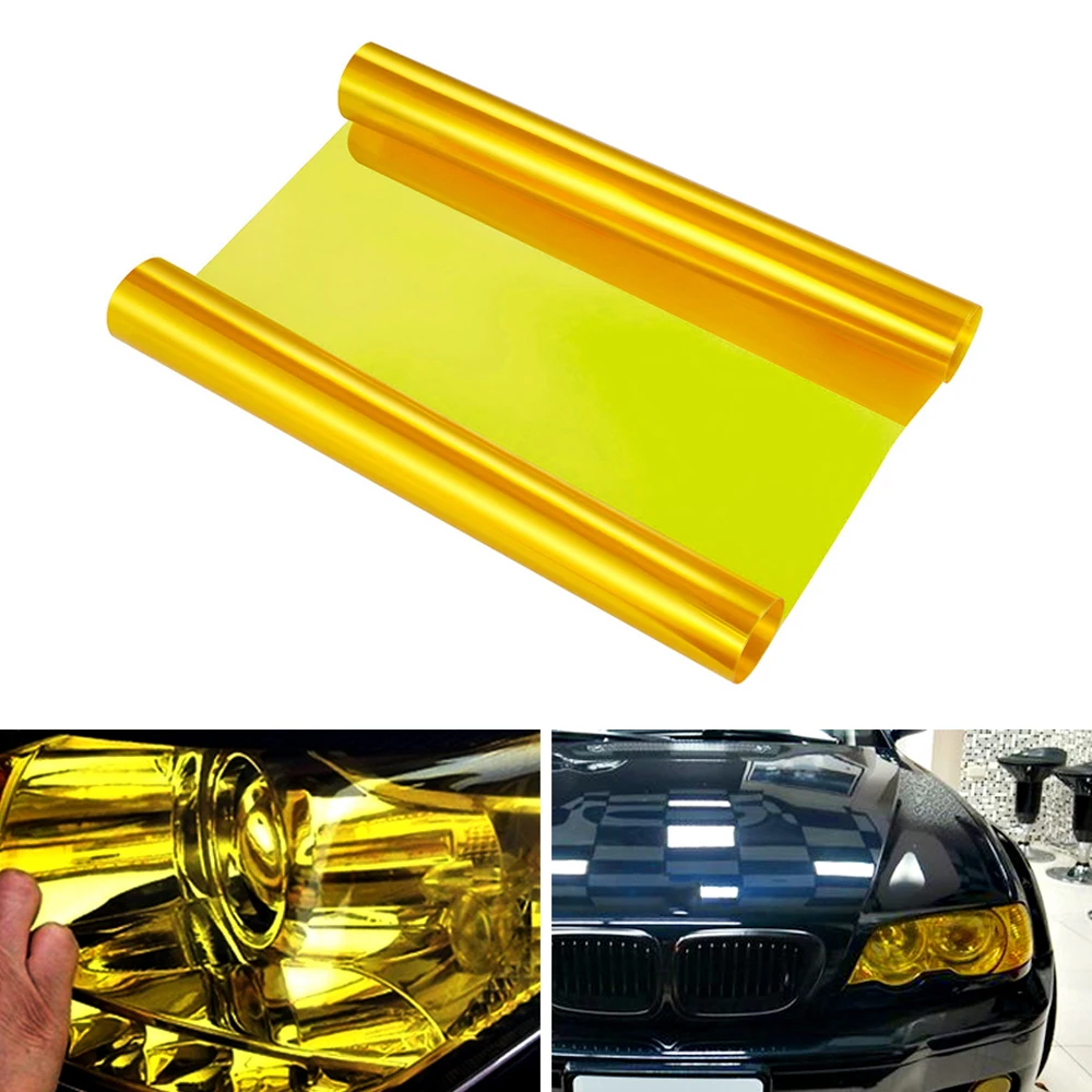 

30 x 120 Auto Car Smoke Fog Light Headlight Taillight Tint Vinyl Film Sheet Sticker Waterproof Car Body Film Cover Car Styling