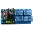 Dc 12 В 8ch Pro Mini Plc плата Релейный Щит Модуль подходит для Arduino многофункциональная задержка модуль переключения для таймера