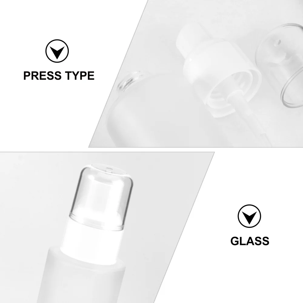 

2pcs 60ml Cosmetics Bottle Lotion Sub Packaging Bottle Travel Bottle for Female
