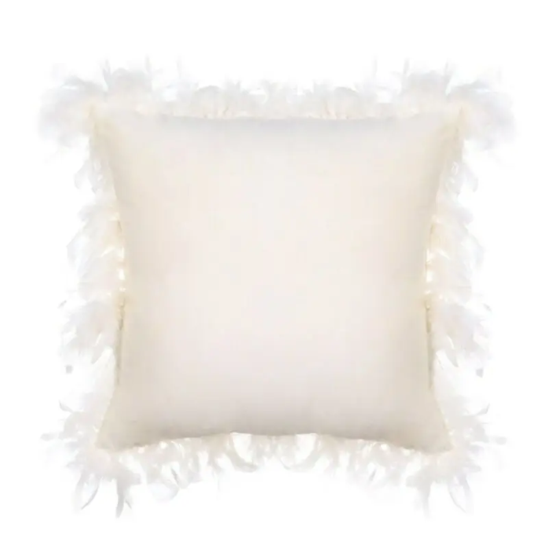 

Fluffy Pillow Wool Cushions Fur Cushion Cover Ins Sofa Plush Bed Pillows Cushion Faux Fur Throw Pillow Decorative Christmas Room
