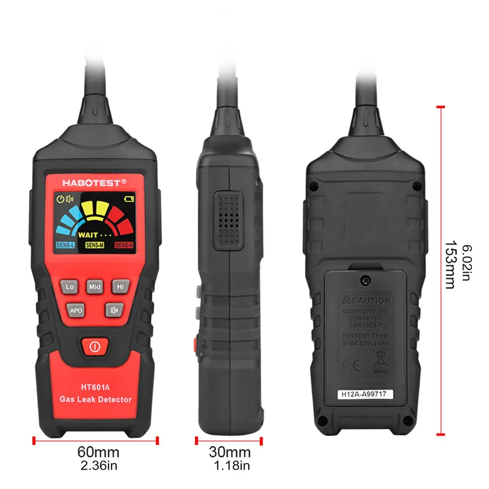Детектор Утечки Газа HABOTEST HT601A устройство для определения местоположения