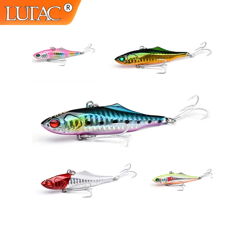 

Lutac VIB Vibration Pesca Sinking Swimbait 75mm 30g Fishing Lure Artificial Tackle Wobblers