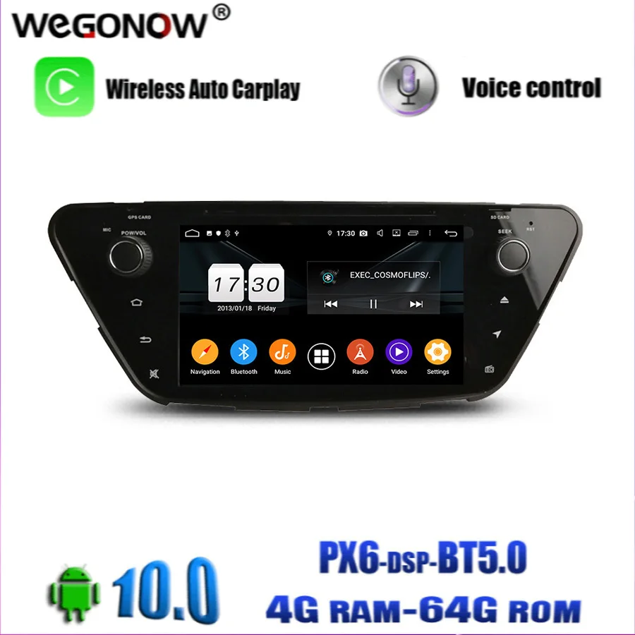 DSP TDA7851 Android 10 0 8 Core 4 Гб Оперативная память 64 Встроенная автомобильный DVD плеер GPS