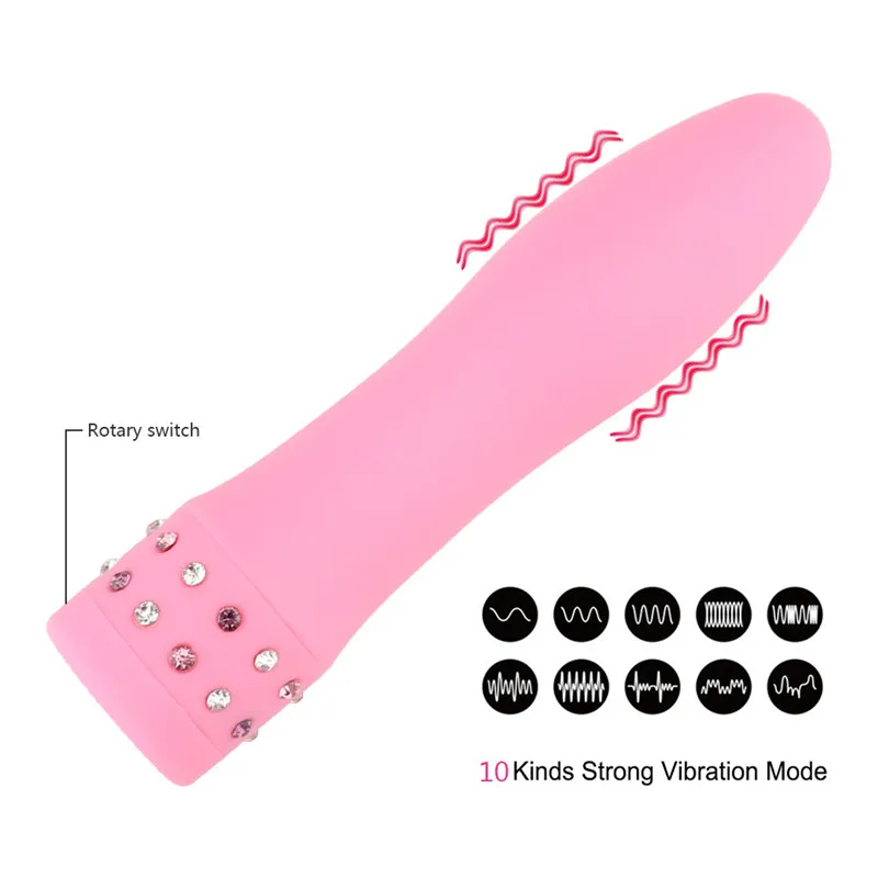 Dildo Vibrator Av Stick Erotic G Spot Magic Wand Anal Bead Vibration Women Sex Toy Lesbian Masturbator adult toy | Красота и здоровье