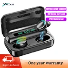 Новые F9-5C TWS Беспроводные наушники с идентификацией по отпечатку пальца Bluetooth стерео спортивные водонепроницаемые наушники гарнитура зарядное устройство