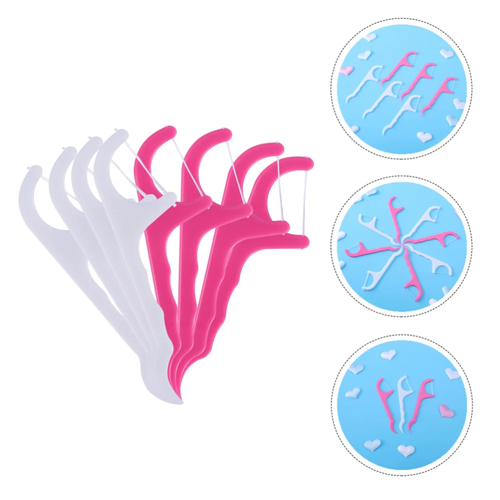 

200pcs Floss Sticks Tooth Floss Picks Interdental Teeth Cleaning Sticks