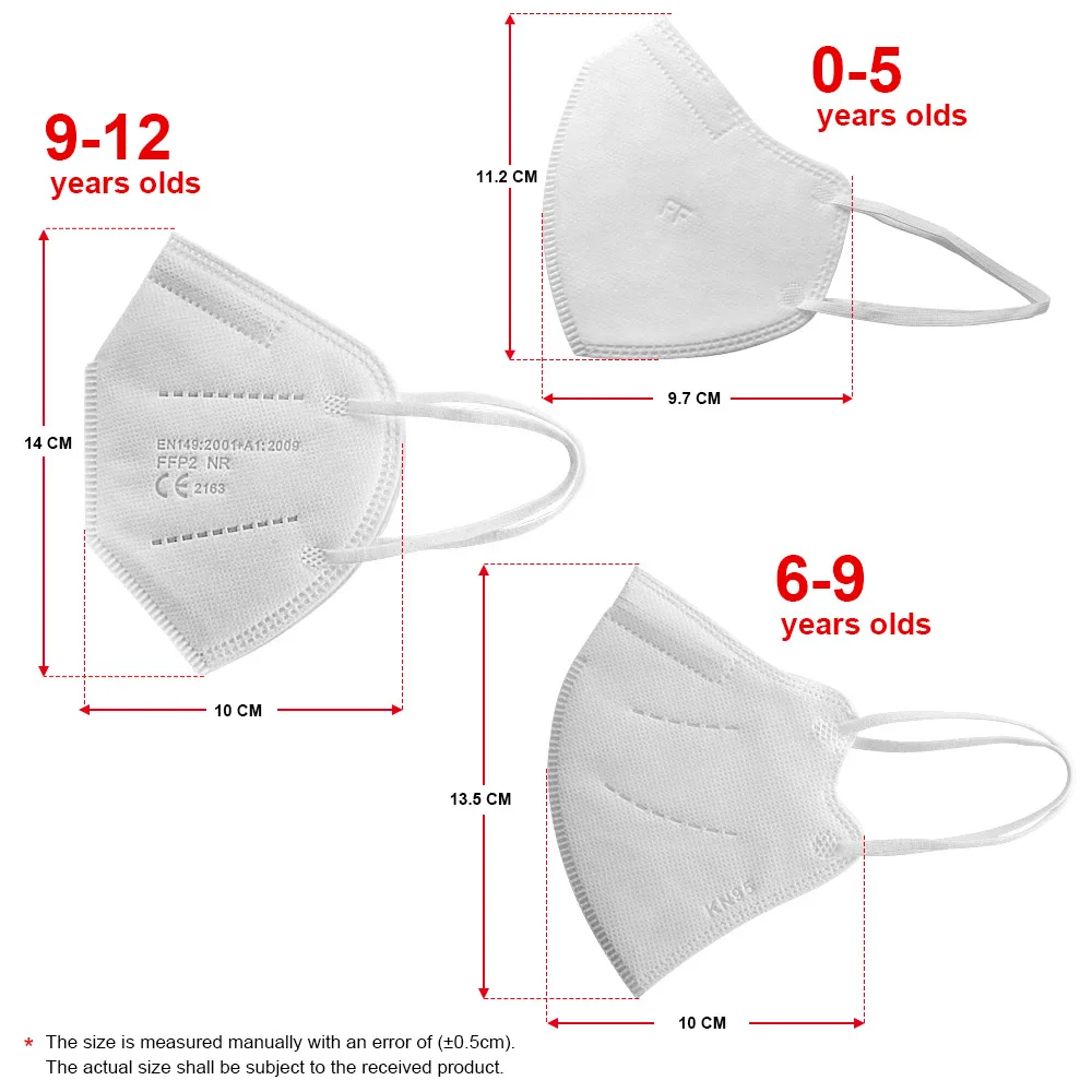 Маска-респиратор детская с заушными петлями 5 слоев | Безопасность и защита