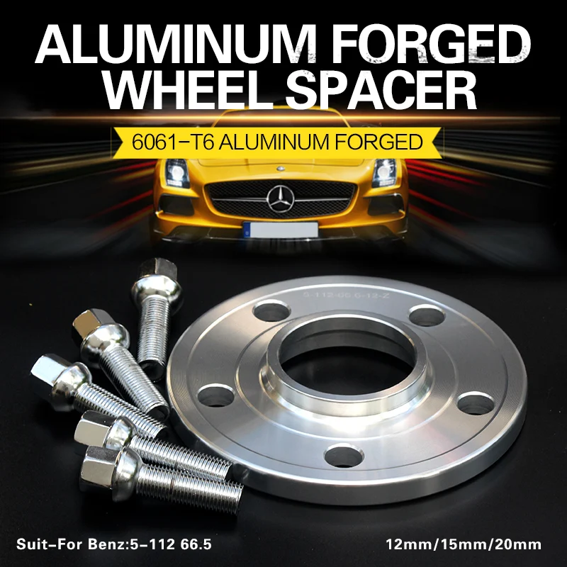 2/4 шт. адаптер колесных Распорки 12/15/20 мм 5x112 CB 66 5 подходит для Benz X156/164/166/204/218 A207 638