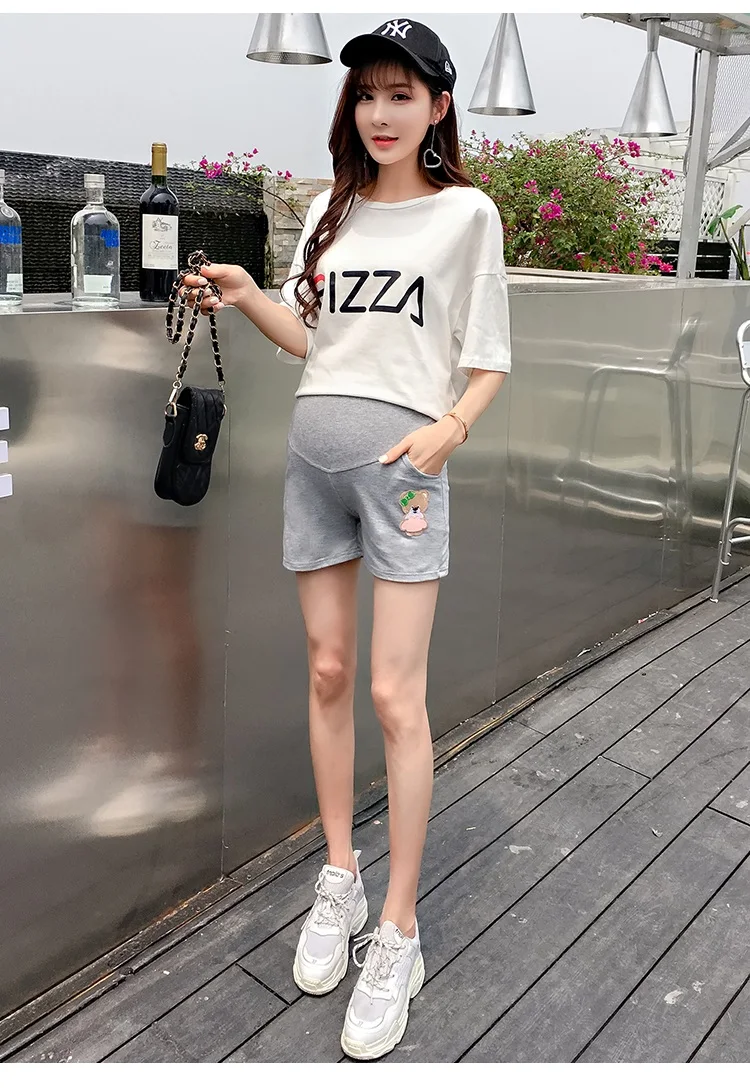 Взрывобезопасные модели шорт для беременных женщин новые повседневные