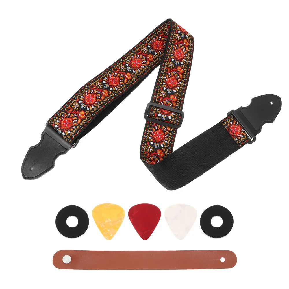 

1 Set Acoustic Guitar Guitar Belt Bass Ukulele Universal Strap Guitar Belt