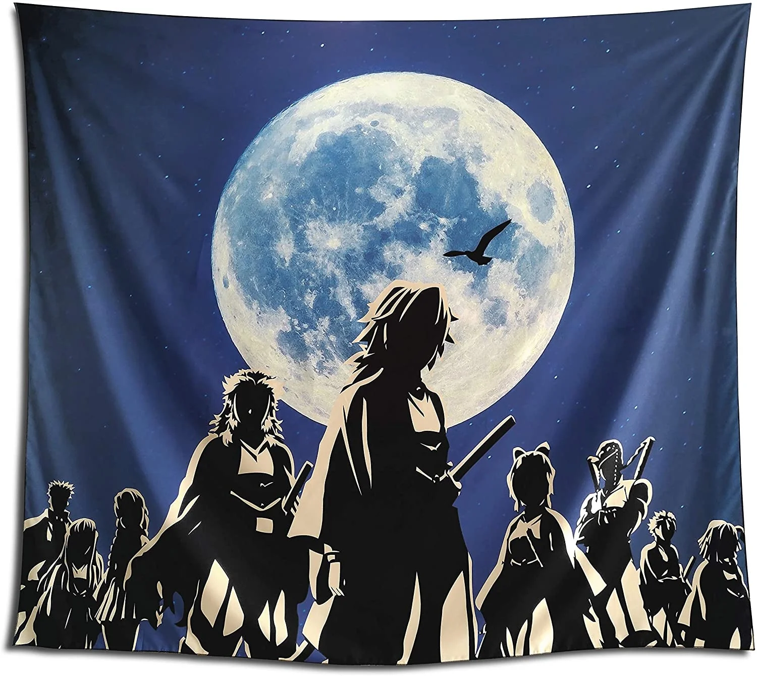 

Новый гобелен из аниме синий таниро японское аниме искусство для подростков мальчиков и девочек мультяшный плакат фоновый гобелен 95x75 см