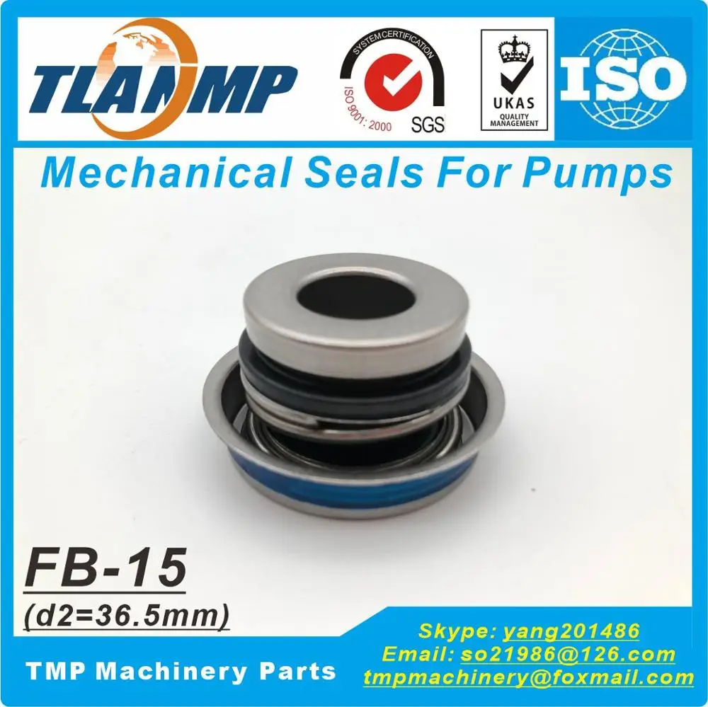 FB-15, FB-15S-Размер вала 15 мм TLANMP, механические уплотнения для автомобильного водяного насоса (номер модели: FB-12/15/16/17/20)
