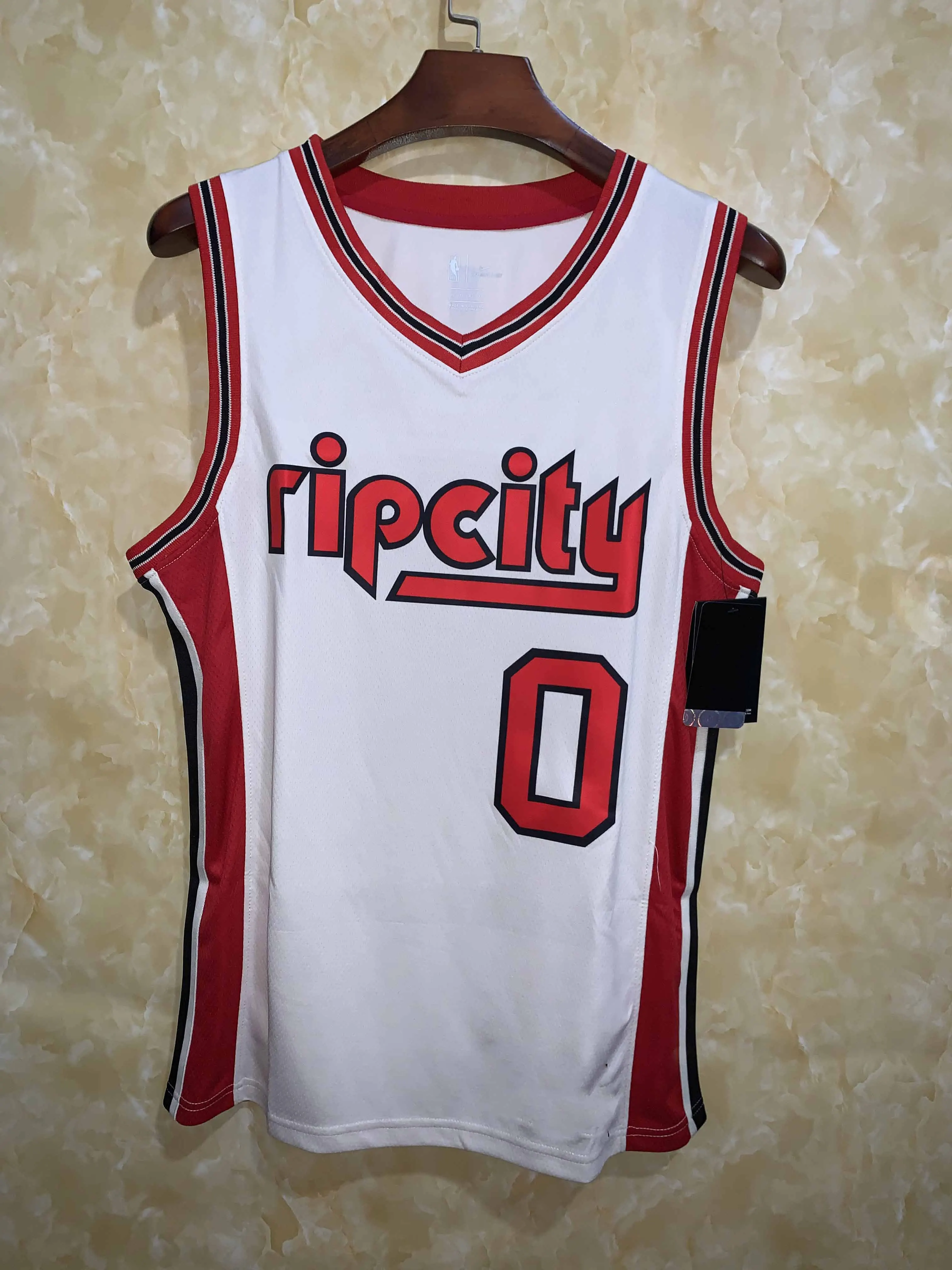 

2021 City Edition Hot Press Damian Lillard 0 Basketball Jerseys Carmelo Anthony 00 clothing CJ McCollum 3 shirts Men Tank Tops