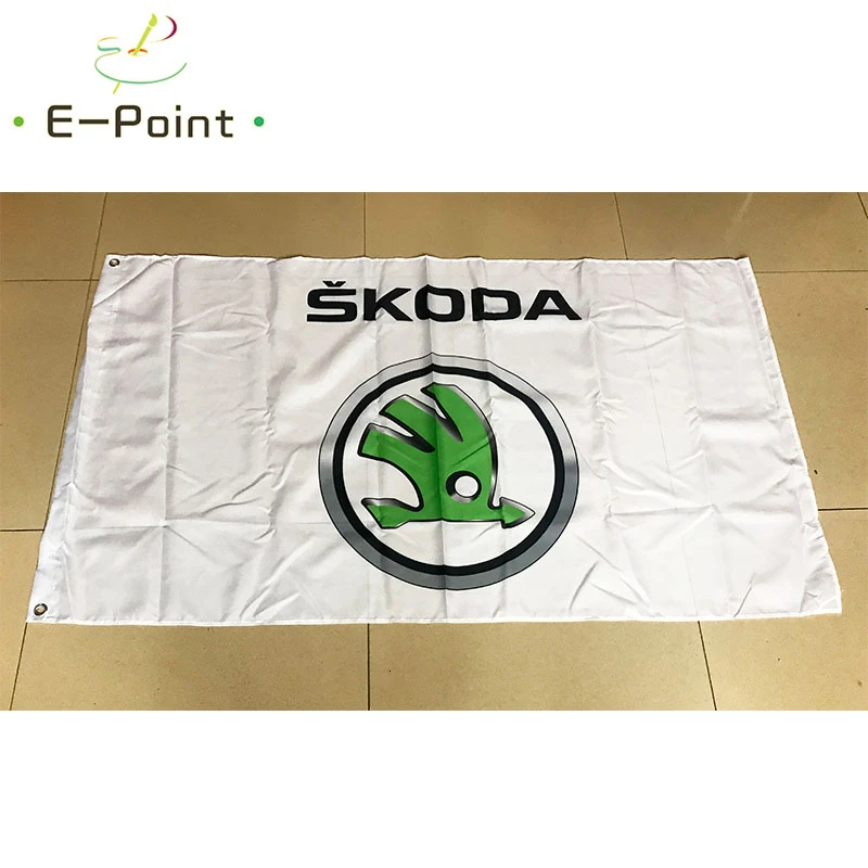 

Автомобильный флаг Skoda, размер 2 фута * 3 фута (60*90 см), размер 3 фута * 5 футов (90*150 см), рождественские украшения для дома, флаг, баннер, подарки