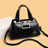 luxury designer handbag brand crossbody bags for women crocodile pattern leather shoulder bags casual tote bag bolsos