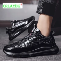 crlaydk 2021 men comfort winter warm running sport shoes casual soft breathable high top sneakers walking trainers protective